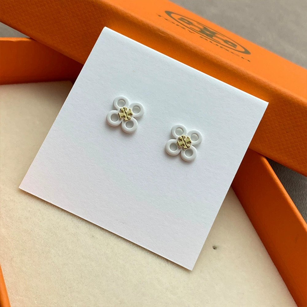 Tory Burch Enamel Four Leaf Clover